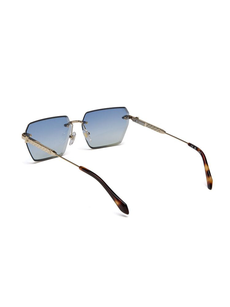 Just Cavalli Sjc110 Metal Rectangle Sunglasses — Rose Gold