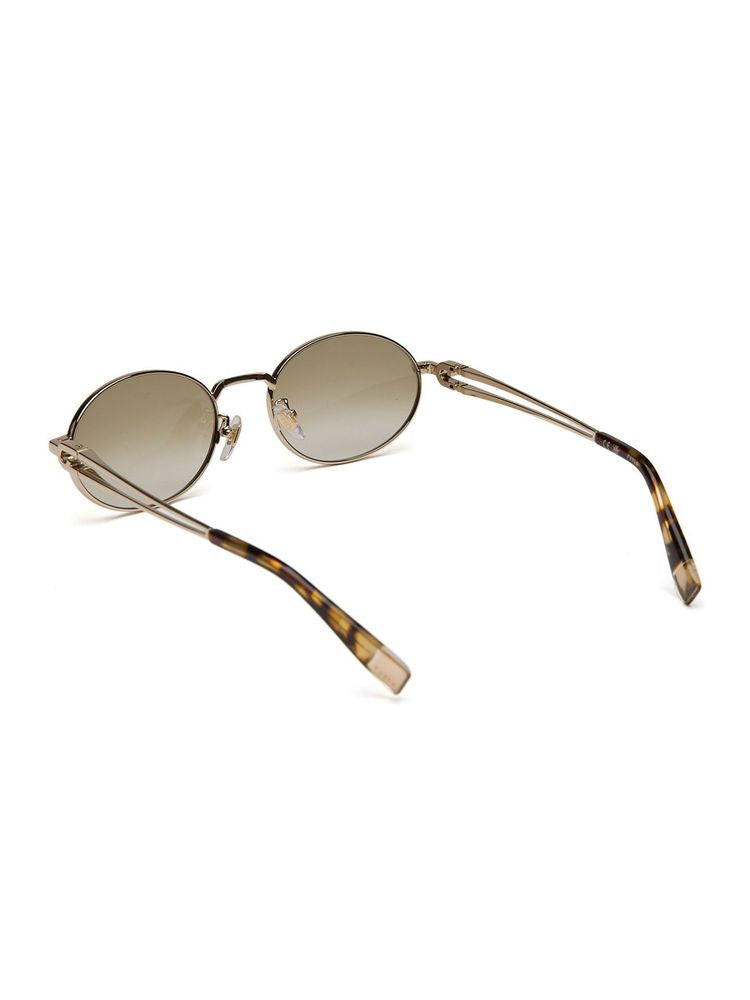 Furla Sfub30 Polished Rose Gold Metal Sunglasses —