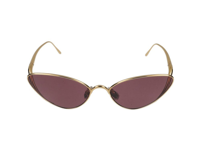 Loewe Lw40179u Cat-Eye Metal Frame Sunglasses — Gold Standard