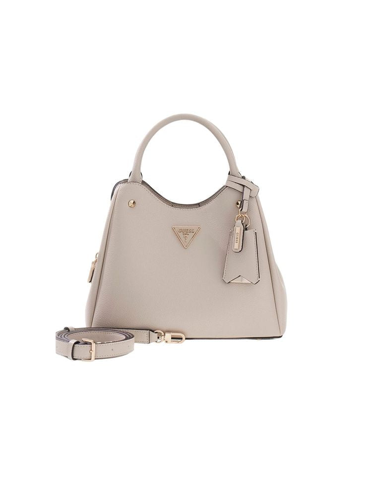 Guess Meridian Ii Hobo Bag — Taupe Polyurethane