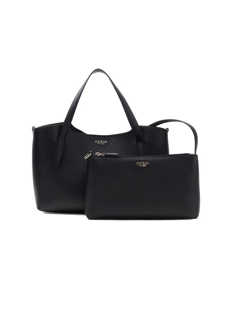 Guess Melody Shoulder Bag — Black Polyurethane