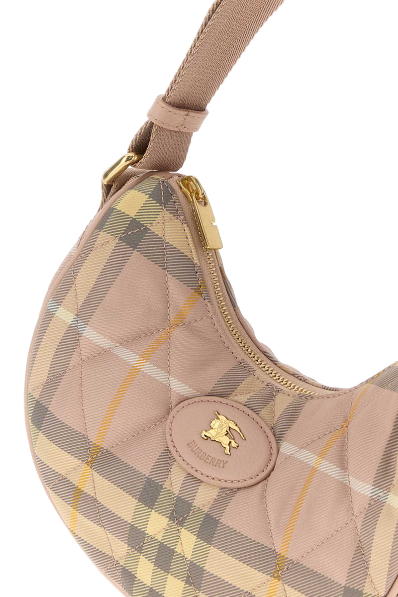 Burberry Horseshoe Crossbody Bag — Beige