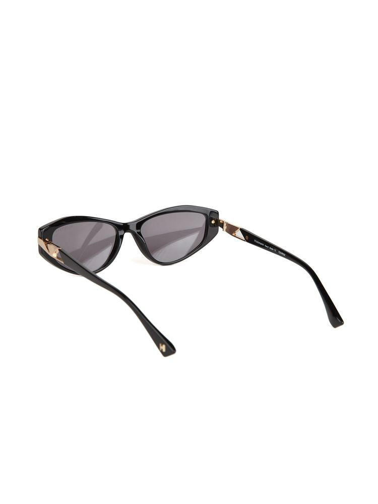 Hickmann Hi9303 Cat-Eye Acetate Sunglasses — Black