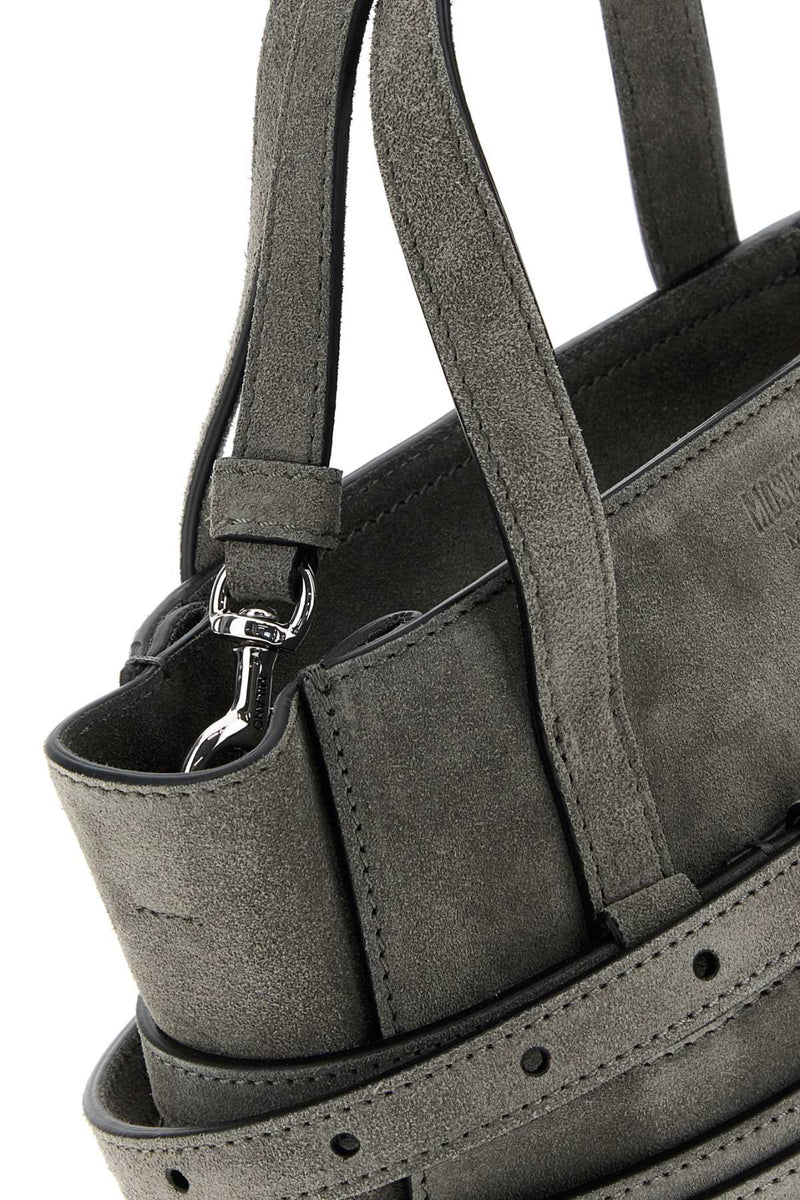 Moschino Top Handle Bag — Gray