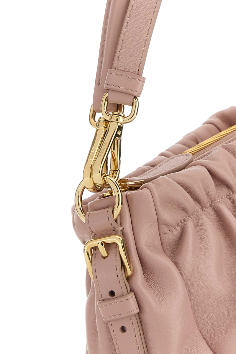 Prada Nappa Leather Shoulder Bag — Pink