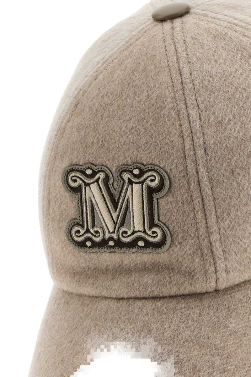 Max Mara Mxaordine Baseball Cap — Beige Caps