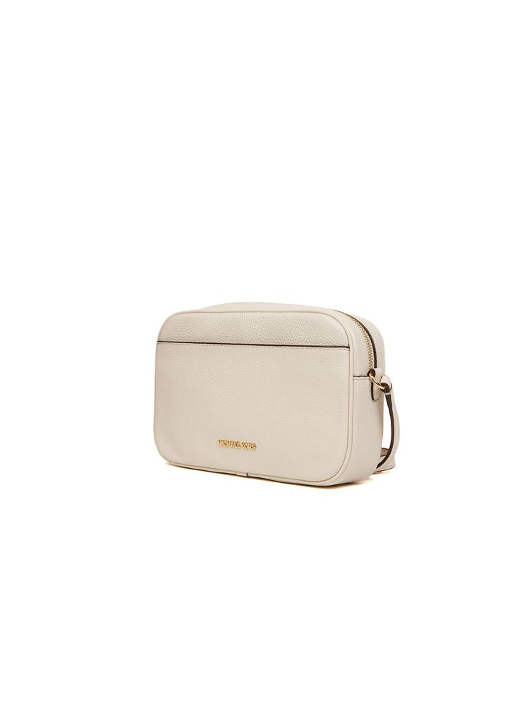 Michael Kors Crossbody Bag — Beige Leather
