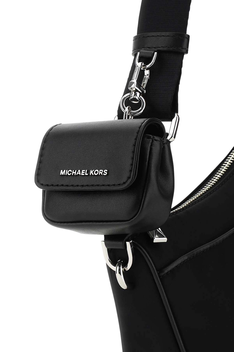 Michael By Kors Crossbody Bag — Black Nylon