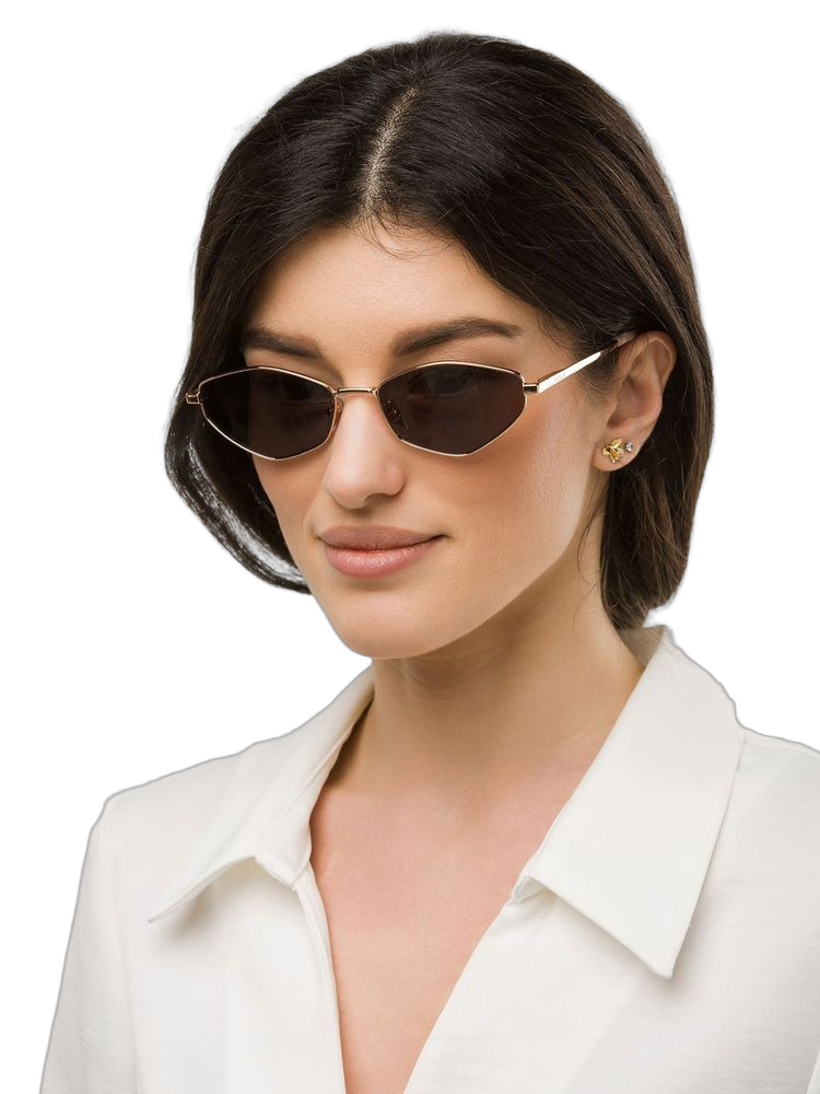 Furla Sfub17 Metal Frame Sunglasses — Copper Gold