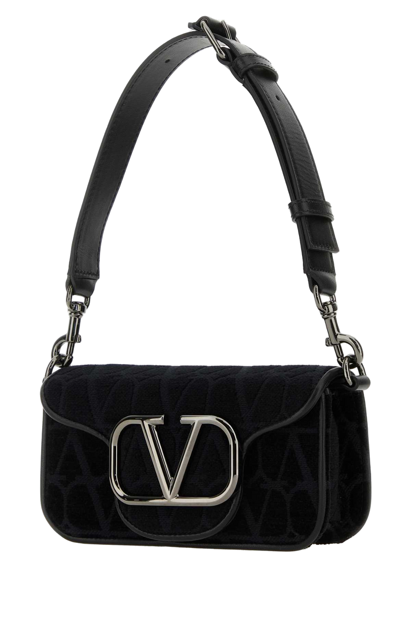 Valentino Garavani Vd Shoulder Bag — Black