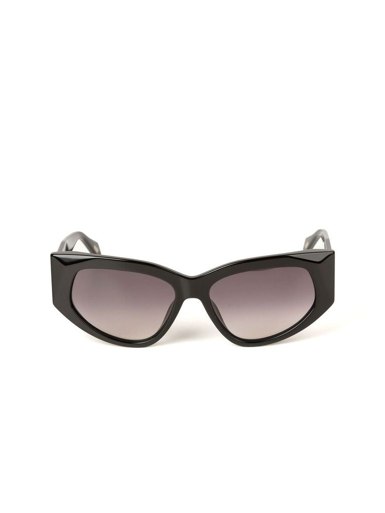 Just Cavalli Sjc169 Cat-Eye Acetate Sunglasses — Black