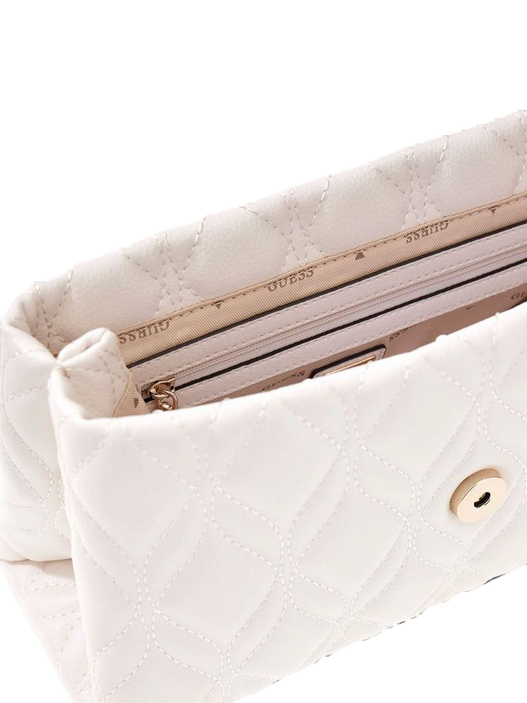 Guess Crossbody Bag — White Polyurethane