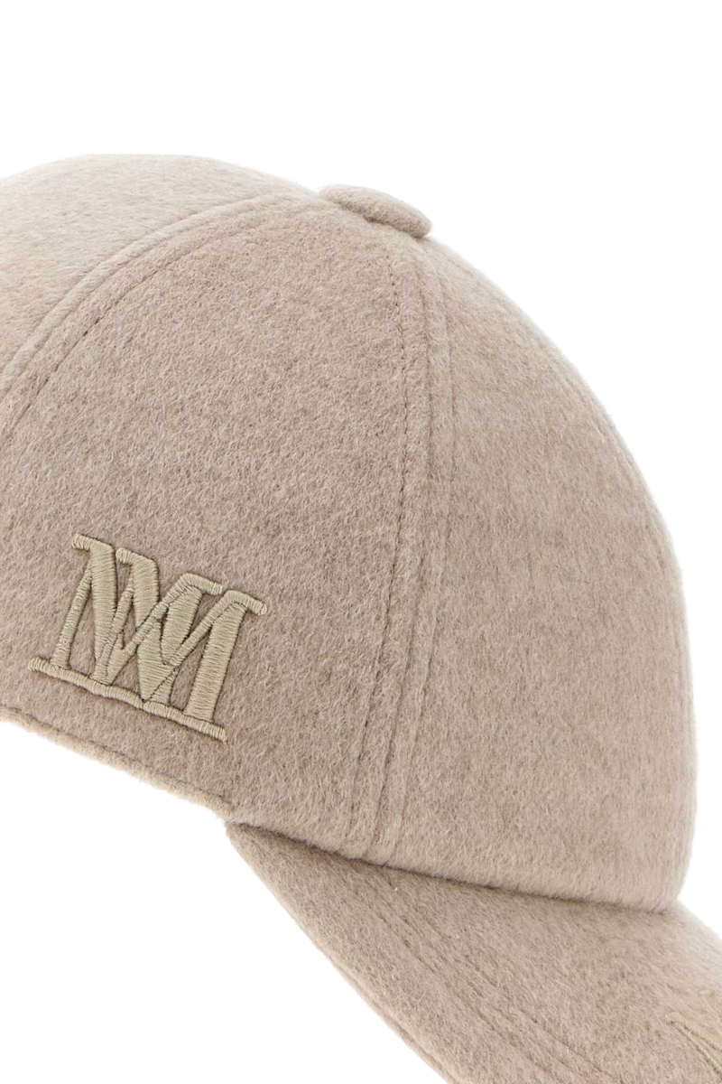 Max Mara Mxalancia Baseball Cap — Beige Caps
