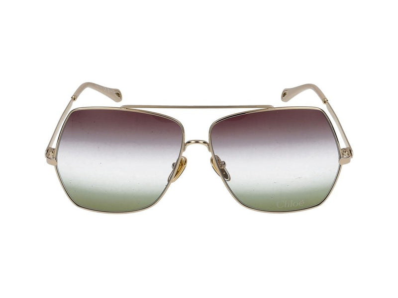 Chloé Ch0278s Sunglasses — Gold Metal