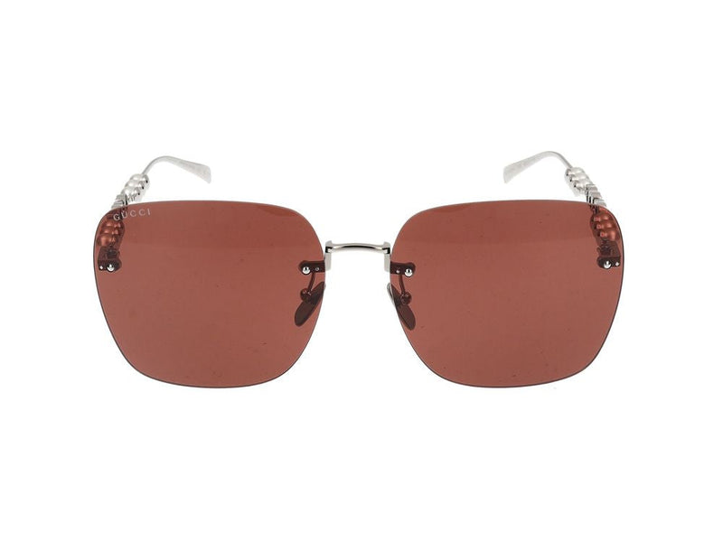 Gucci Gg1923sa Sunglasses — Brown Metal