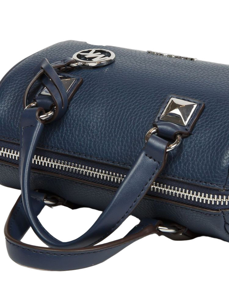 Michael Kors Leather Crossbody Bag — Navy
