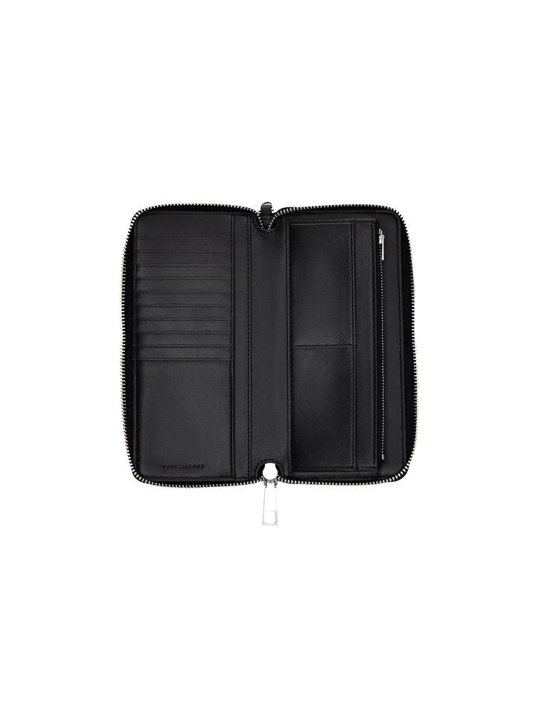 Marc Jacobs Striped Cotton Wallet — Navy