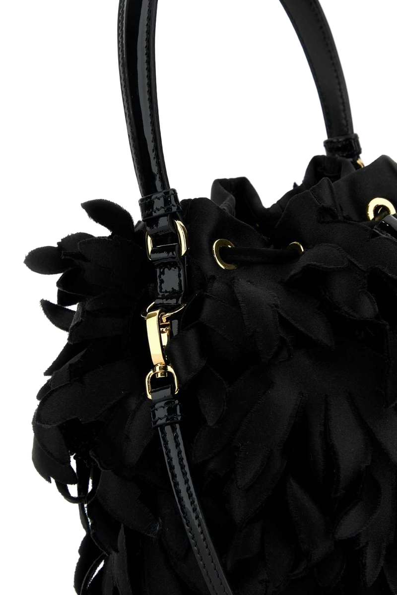 Prada Bucket Bag — Black Se Vi-vitello