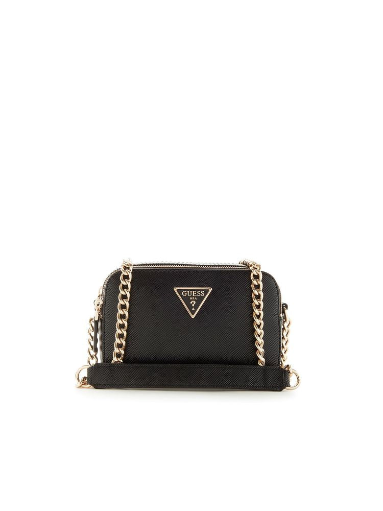 Guess Crossbody Bag — Black Polyurethane