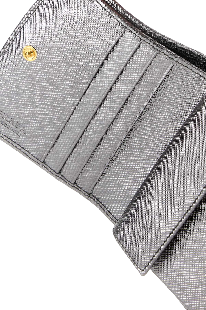 Prada Milano Wallet — Silver