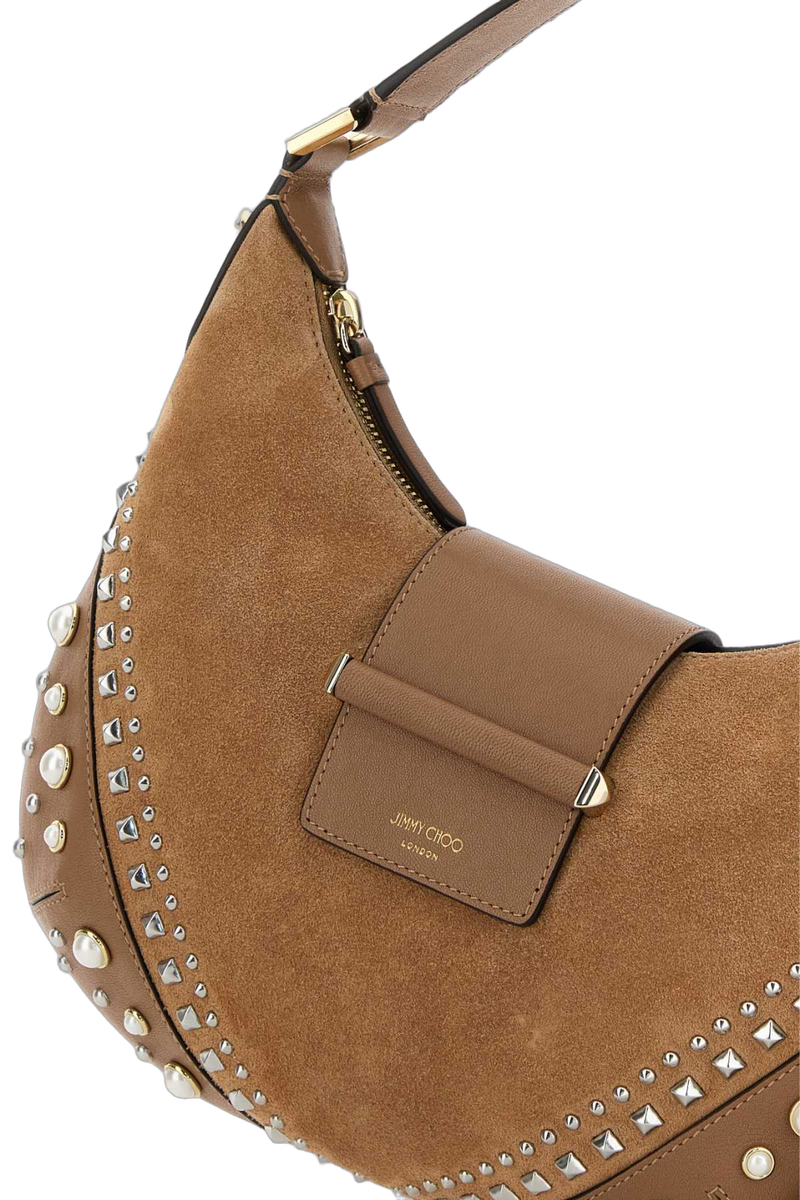 Jimmy Choo Toivshgo Shoulder Bag — Brown