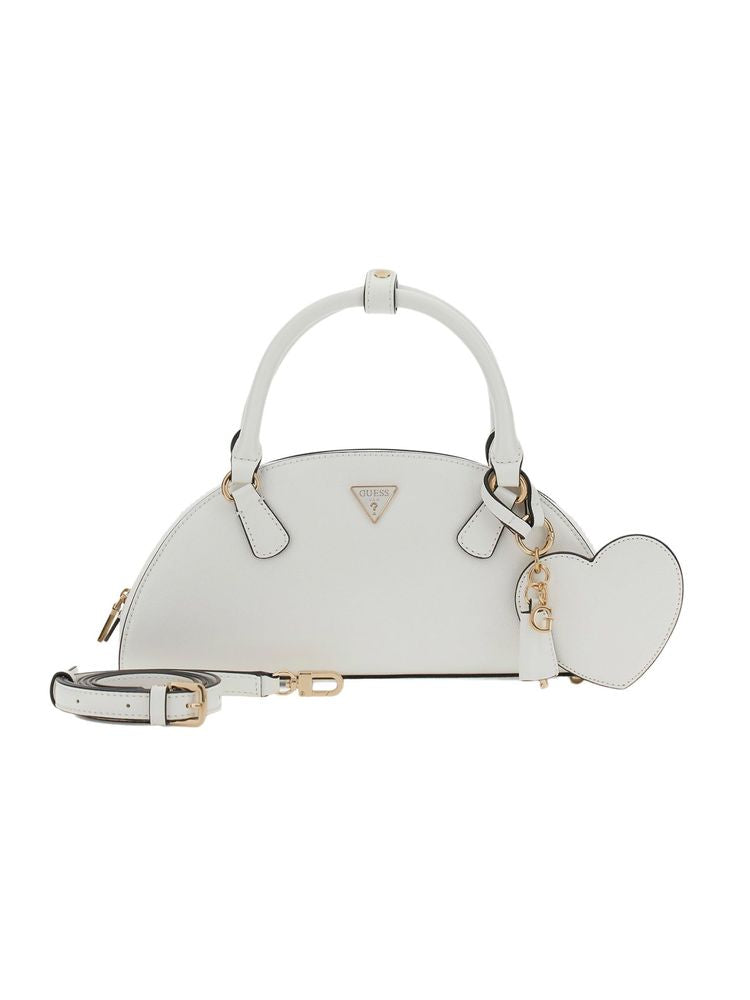 Guess Shoulder Bag — White Polyurethane