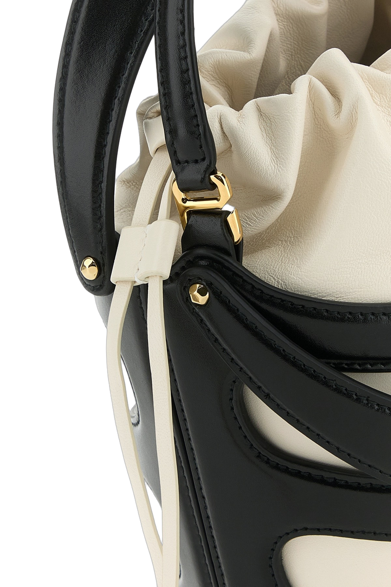 Alexander Mcqueen Quilted Leather Top Handle Bag — Black
