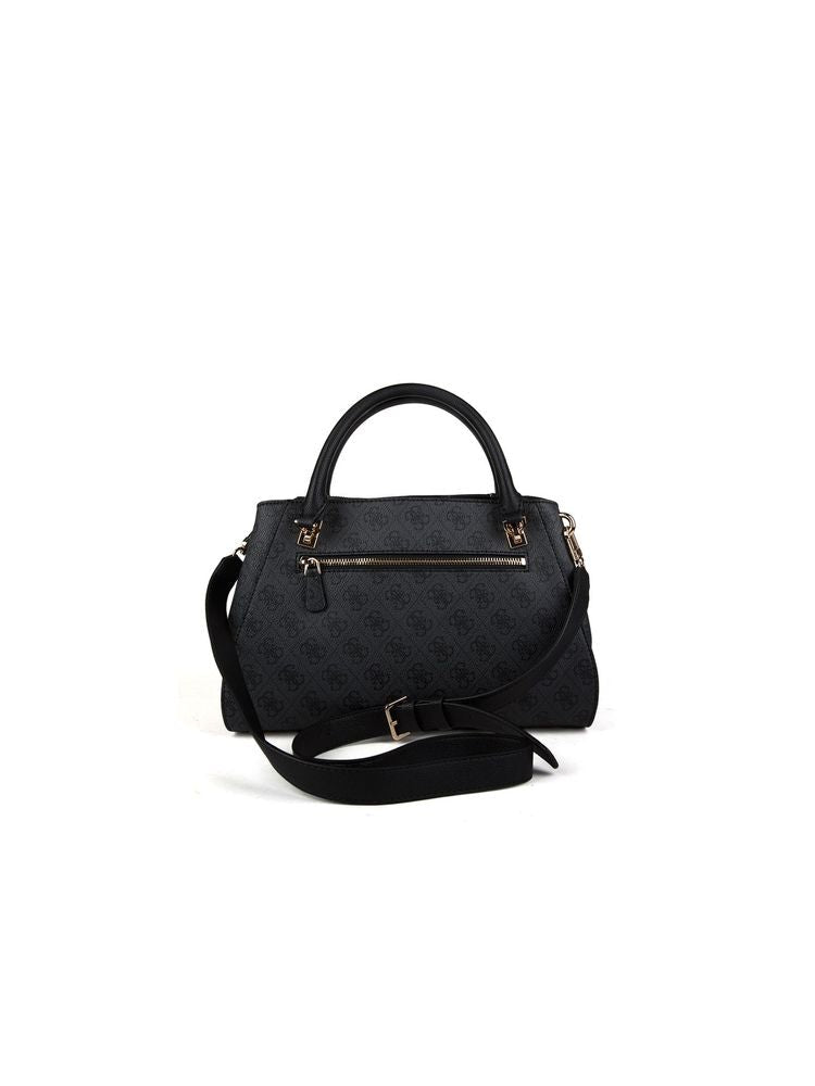 Guess Noelle Ii Shoulder Bag — Black Polyurethane