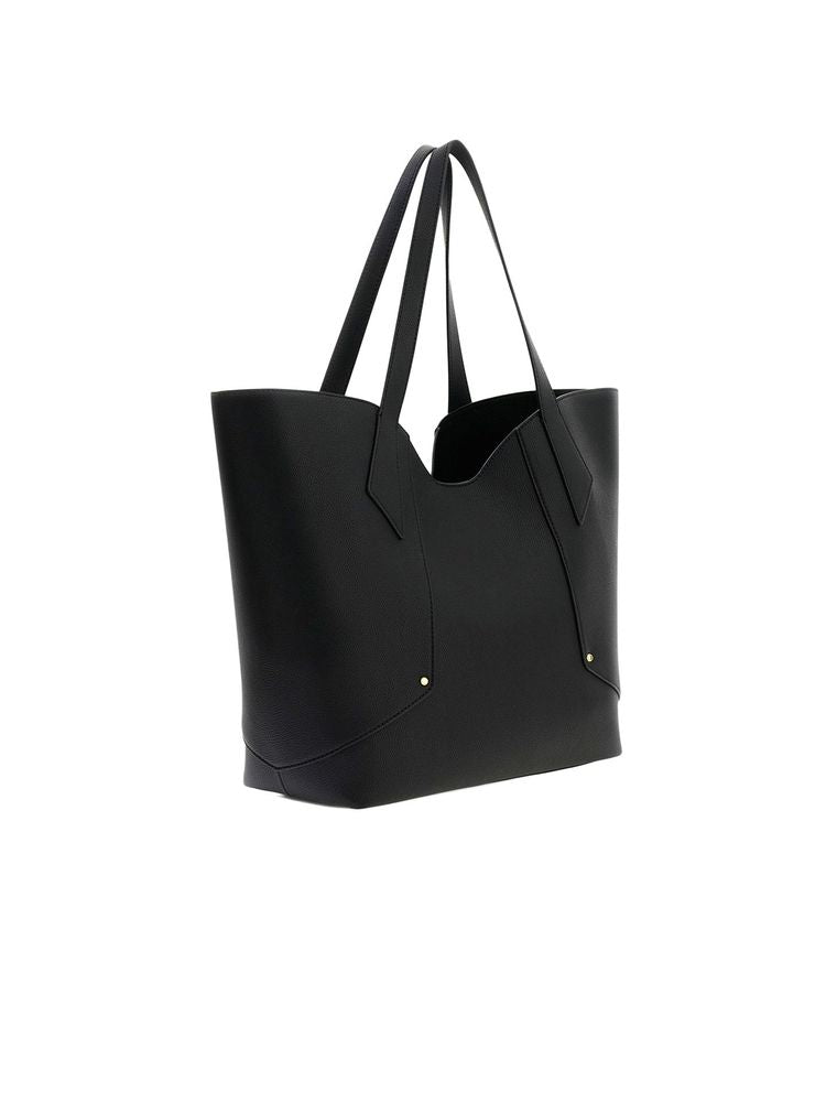 Guess Darcy Tote Bag — Black Polyurethane