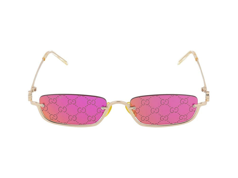 Gucci Gg1278s Gold-Tone Metal Frame Sunglasses — Gold