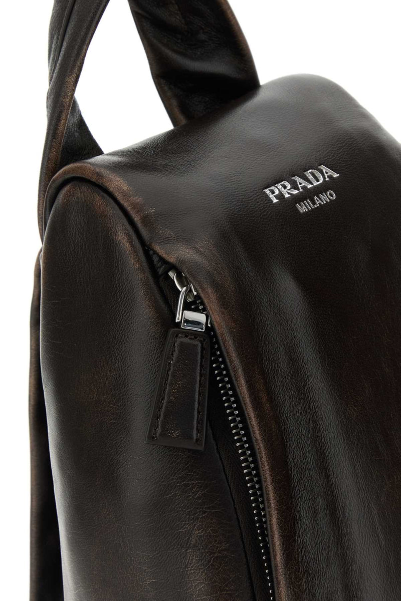 Prada Vintage Backpack — Brown