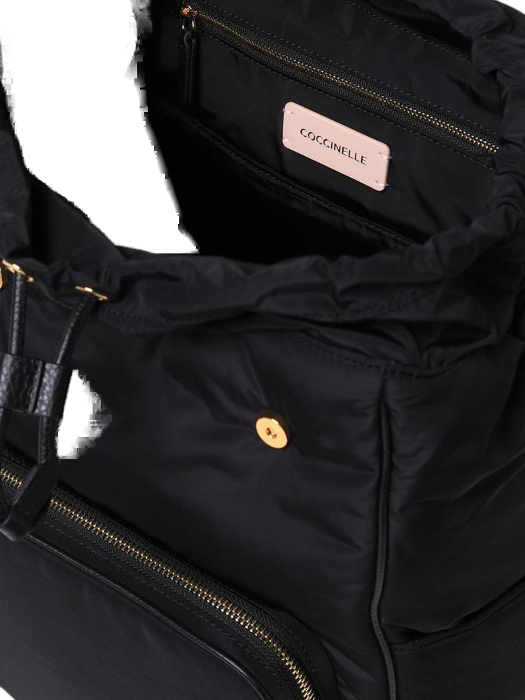 Coccinelle Backpack — Black Polyester
