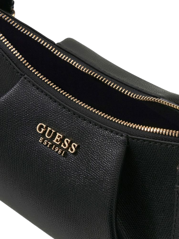 Guess Shoulder Bag — Black Polyurethane