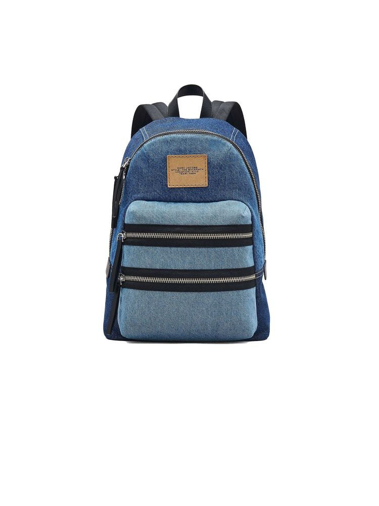 Marc Jacobs Cotton Denim Backpack — Blue