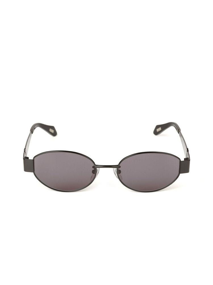 Just Cavalli Sjc152 Metal Round Sunglasses — Black