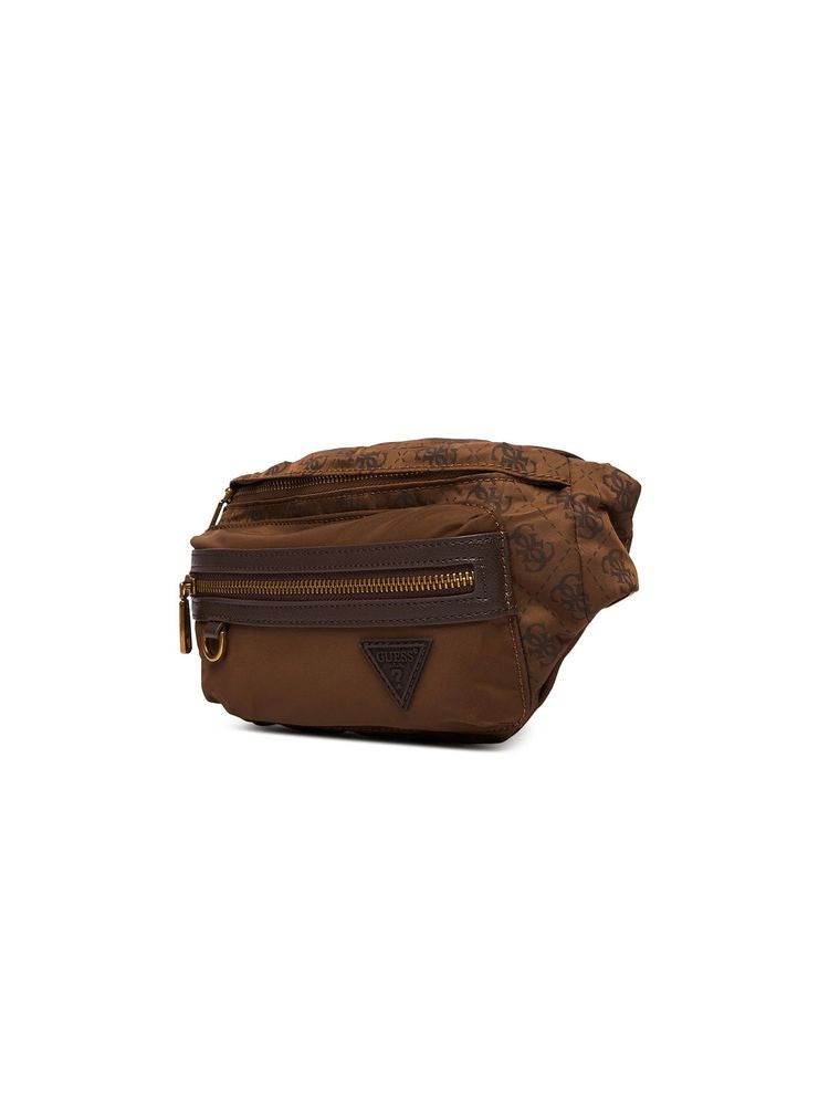 Guess Berlin Belt Bag — Brown Polyester