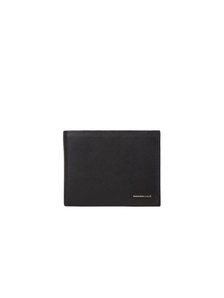Momo Design Genuine Leather Wallet — Black