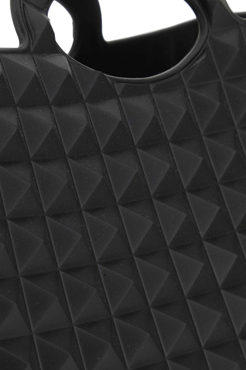 Valentino Garavani Le Troisième Shoulder Bag — Black Exterior: Rubber