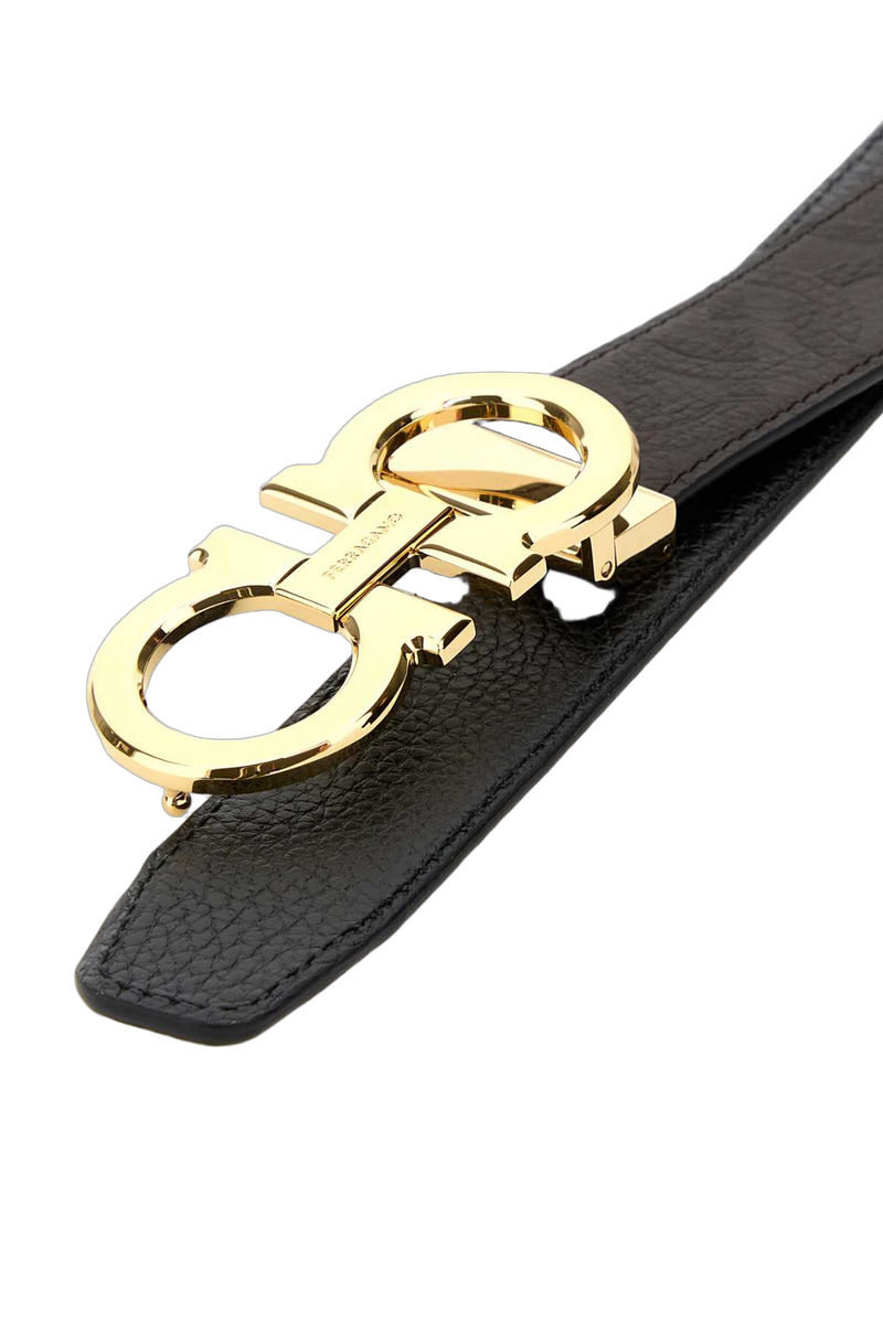 Ferragamo Tmoronero Belt — Black