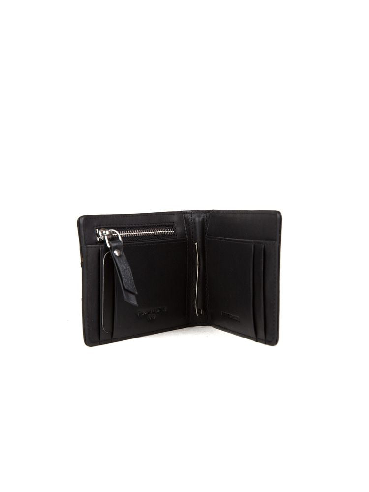 Momo Design Compact Polyurethane Wallet — Black
