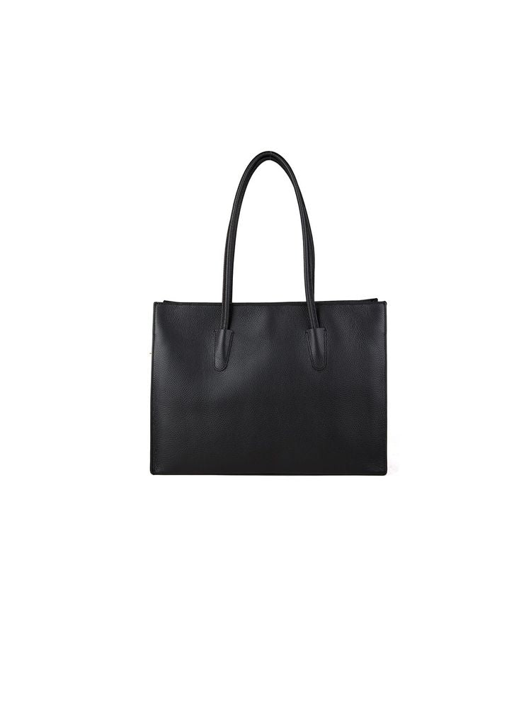 Coccinelle Shoulder Bag — Black Cowhide