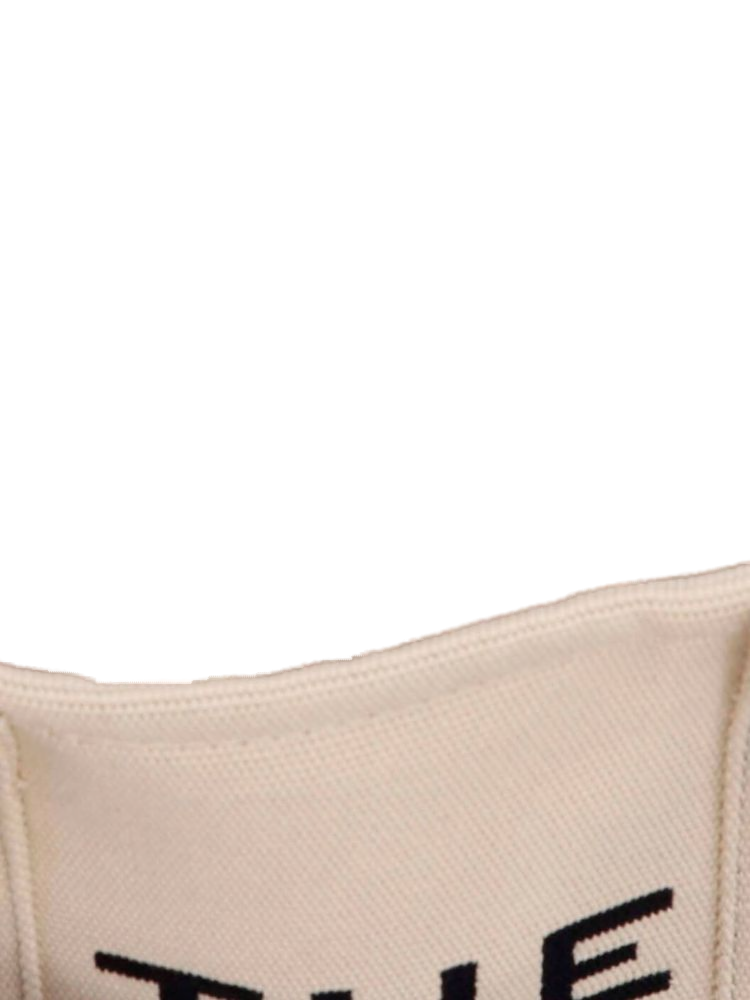 Marc Jacobs Jacquard Cotton Tote Bag — Beige