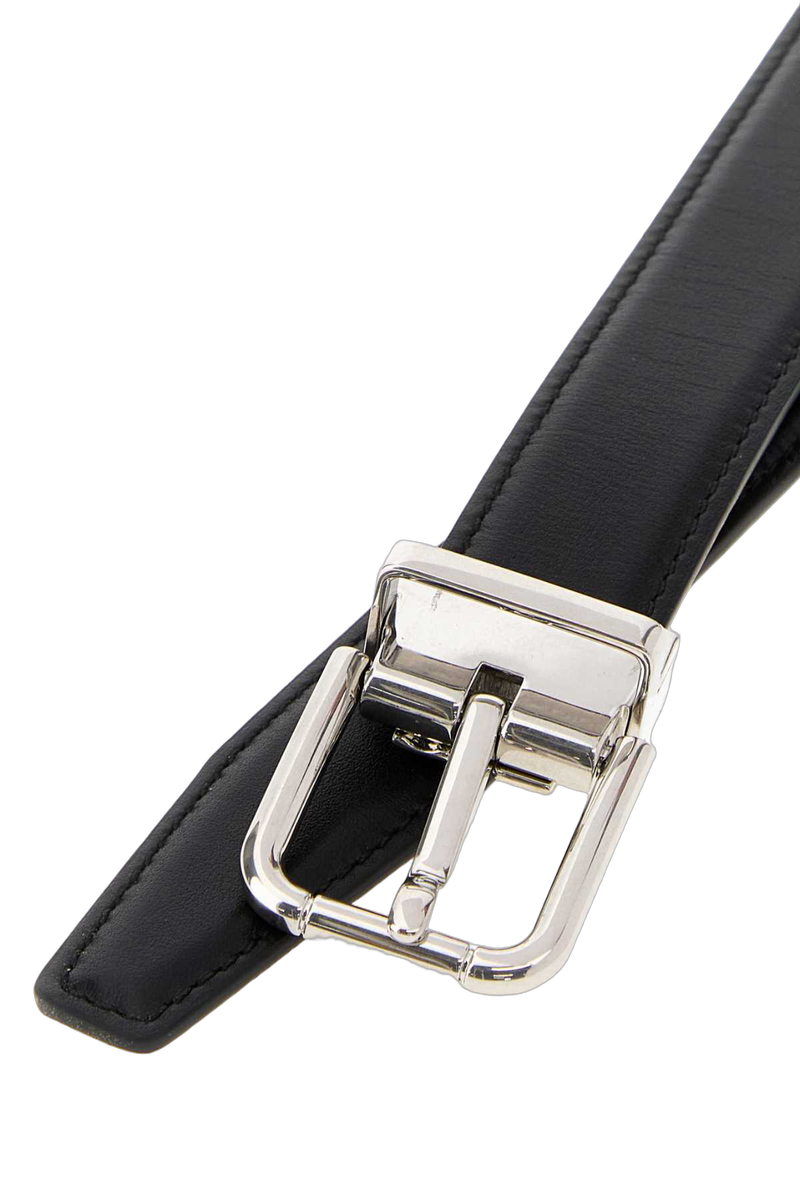 Dolce & Gabbana Leather Belt — Black