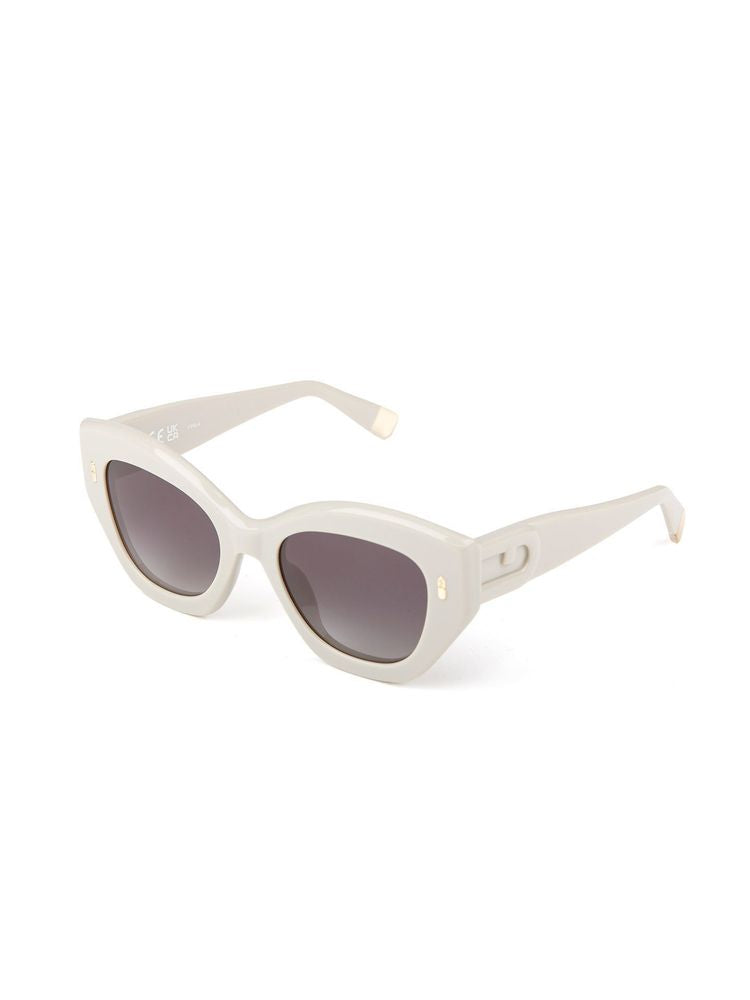 Furla Sfu985 Cat-Eye Acetate Sunglasses — Beige