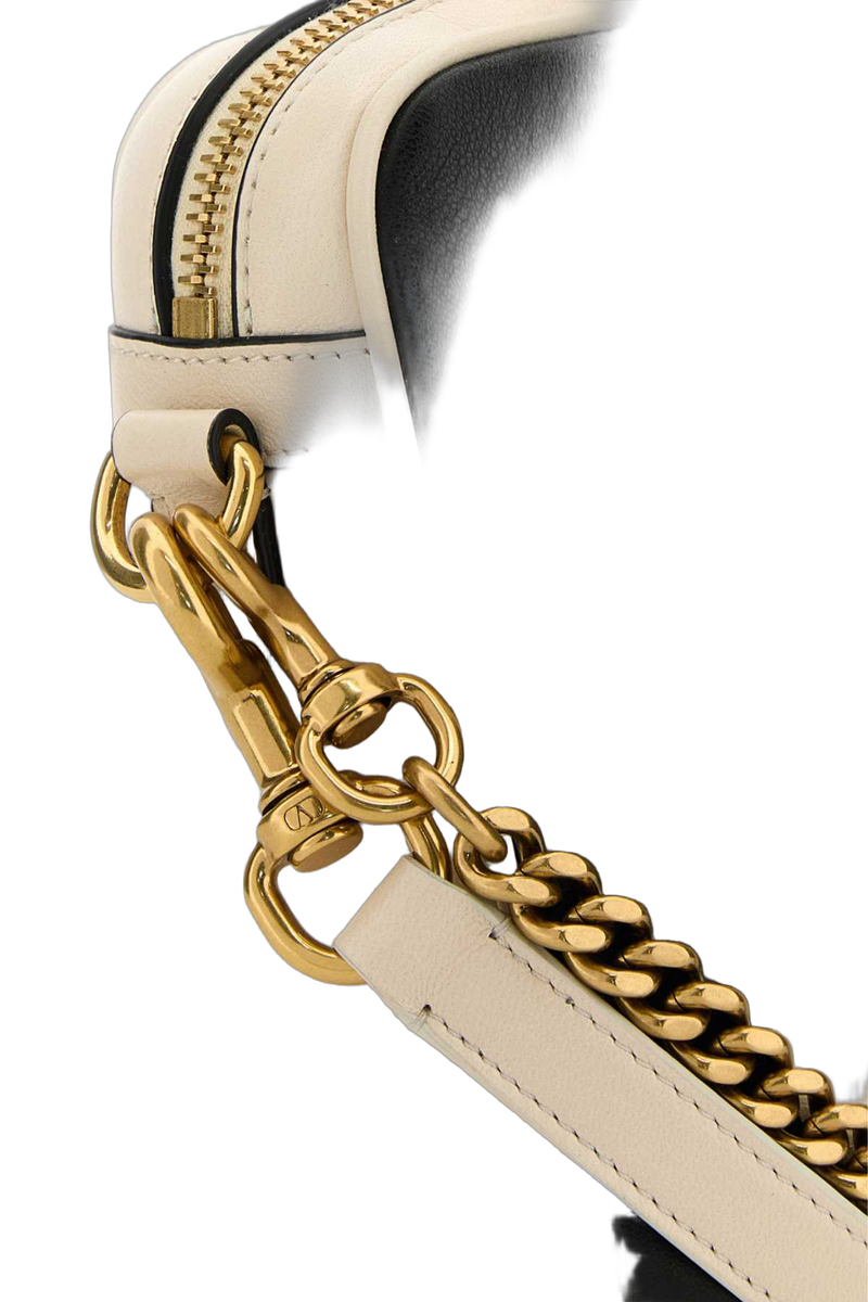 Valentino Garavani Color-Block Leather Top Handle Bag — Multicolor