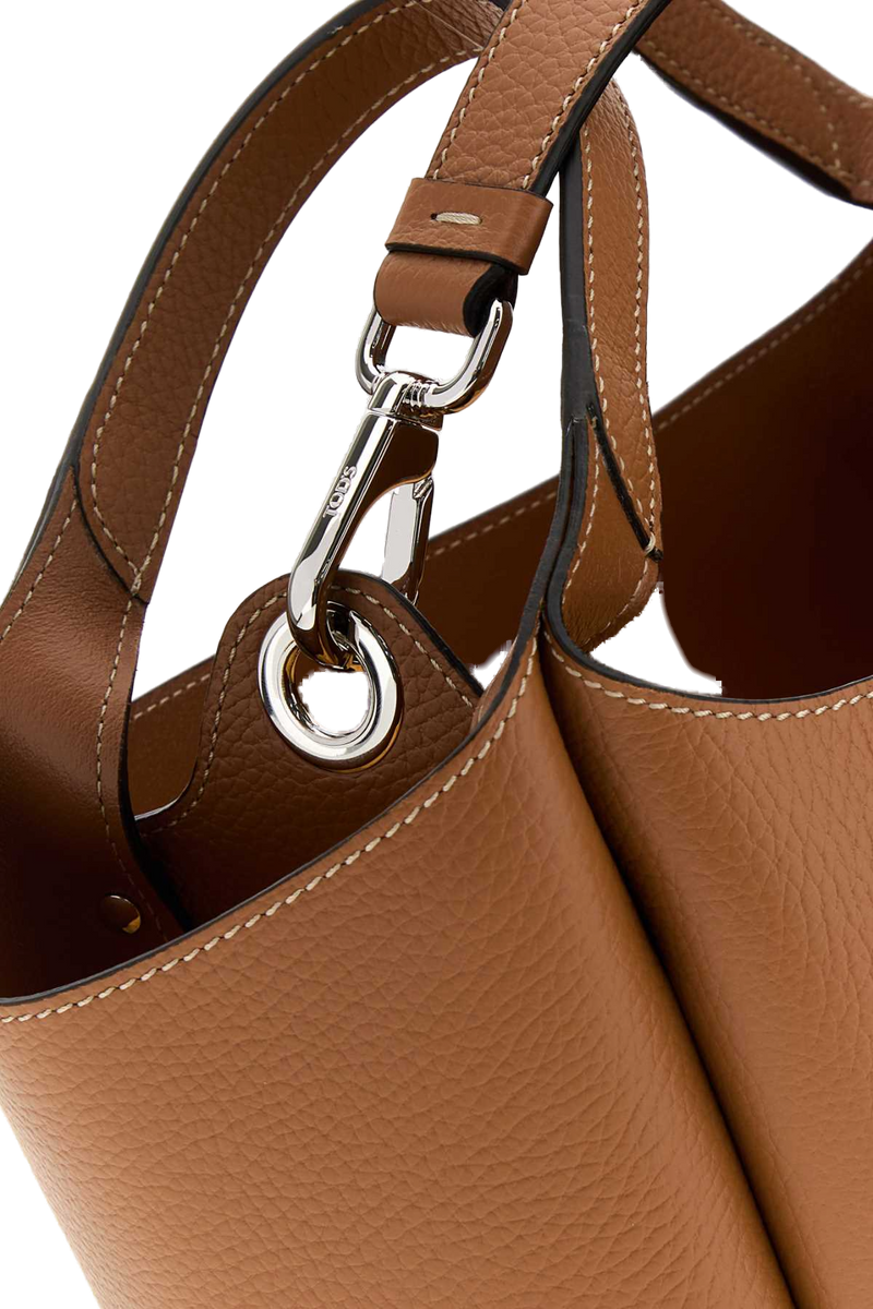 Tods Secchiello Bucket Bag — Brown