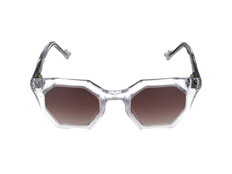 Yohji Yamamoto Slook013 Sunglasses — Clear Acetato