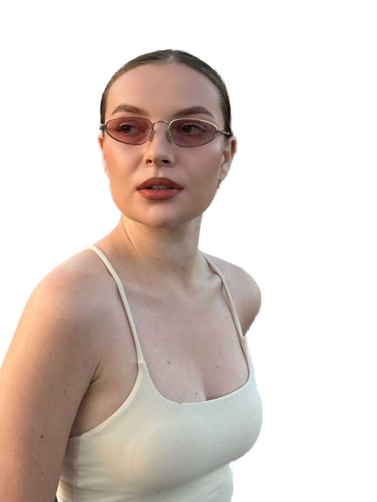 Miu Miu A52s Metal Frame Sunglasses — Pink