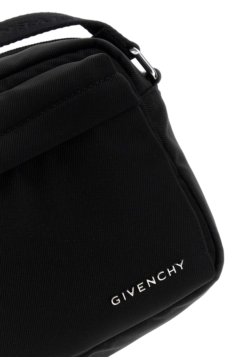 Givenchy Quilted Nylon Shoulder Bag — Black