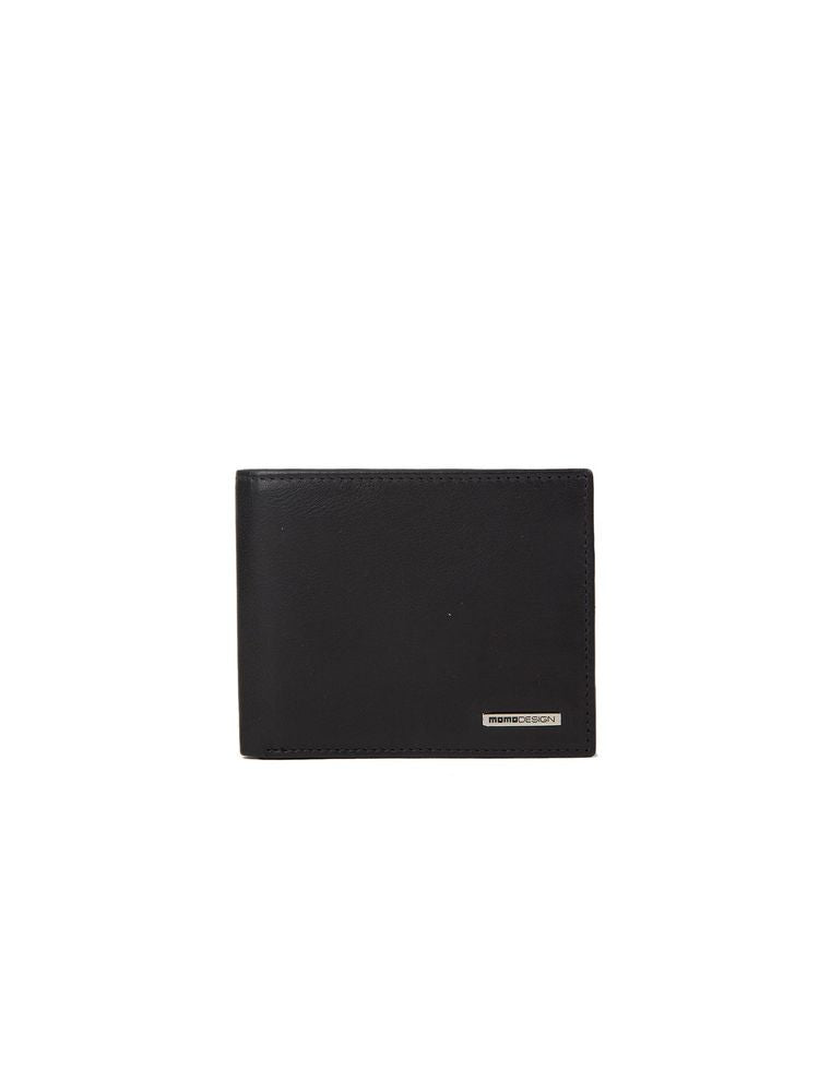 Momo Design Genuine Leather Wallet — Black